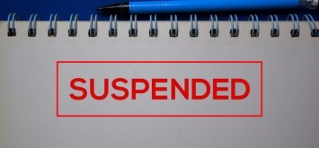 Suspended stamp