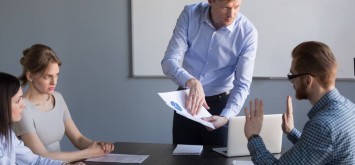 Stressed directors having a disagreement