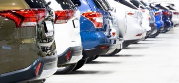Line of cars