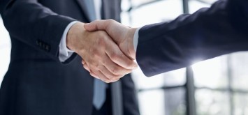 Business handshake