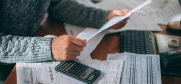 Man looking at document